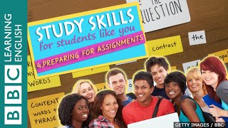 Study Skills – Preparing for assignments [upl. by Eilahtan]