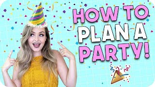 How to Plan a Party Party Planning Checklist [upl. by Krid]