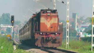 BODHANKACHEGUDA Passenger with Diesel Locomotive [upl. by Hamlet]