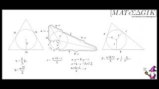 Okrąg wpisany w trójkąt [upl. by Bushey]