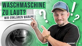 Waschmaschine macht Geräusche  Fehleranalyse [upl. by Netloc]