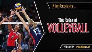 The Rules of Volleyball  EXPLAINED [upl. by Norvan]