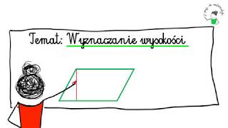 Wysokość w równoległoboku [upl. by Rossie]