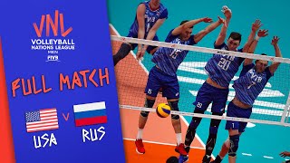 USA 🆚 Russia  Full Match  Men’s Volleyball Nations League 2019 [upl. by Aidua]