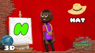 The Letter H Hip Hop Song  Alphabet Rap Song A  Z  Nursery Rhymes 3D Animation  Rap Kids Songs [upl. by Adora]