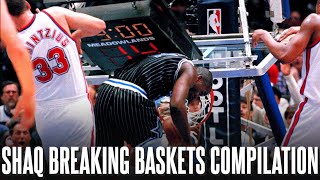 Shaq Breaking Baskets Compilation ᴴᴰ [upl. by Aloise822]