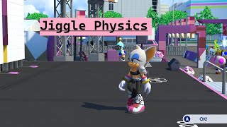 Rouge the Bat Jiggle Physics Now Rendered in 4K [upl. by Aneeuqal]