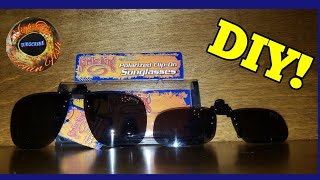 Customize clipon polarized sunglasses fitted to your glasses DIY A must have for sight fishing [upl. by Johnny]