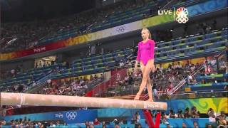 Nastia Liukin  Balance Beam  2008 Olympics All Around [upl. by Sairacaz917]