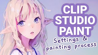 Clip Studio Paint Tutorial The Basics for Beginners [upl. by Hackney]