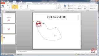 PowerPoint How to Use Animation with Motion Paths and Custom Paths [upl. by Koball]