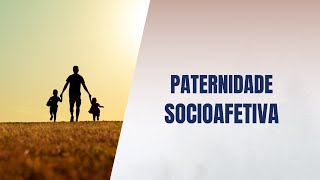 Paternidade socioafetiva [upl. by Nevins]