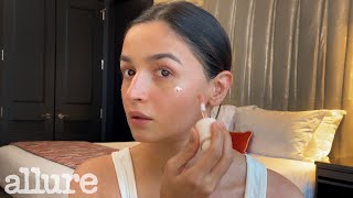 Alia Bhatts 10Minute No Foundation Makeup Routine  Allure [upl. by Necaj542]