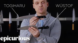 Knifemaker Explains The Difference Between Chefs Knives  Epicurious [upl. by Ariana]