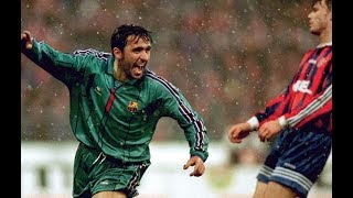 Gheorghe HAGI Barcelona v Bayern Munchen 1996 ● Goal amp Highlights [upl. by Durrace759]