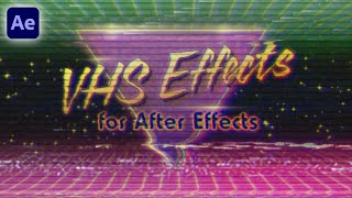 Damaged VHS Tape Effect in After Effects [upl. by Olwena]