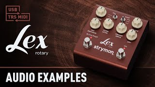 New Lex Audio Examples  Strymon [upl. by Yarod]