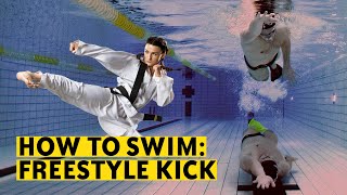 How to Swim Freestyle Kick [upl. by Enetsuj]