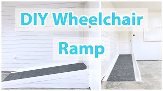 DIY Wheelchair Ramp  How to Build [upl. by Alleroif]