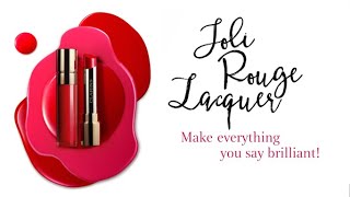 Turn heads with Joli Rouge Lacquer  Clarins [upl. by Atiuqrahs196]