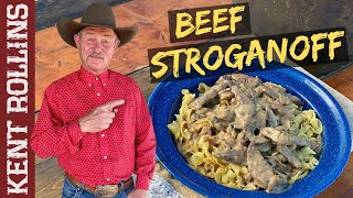 Easy Beef Stroganoff Recipe [upl. by Airemahs89]