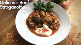 Delicious Beef Stroganoff [upl. by Gusti]