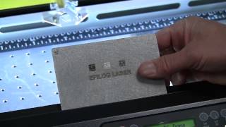 Epilog FiberMark Laser  Metal Marking Demo amp Tutorial [upl. by Kinchen]