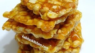 Peanut Chikki RecipeMoongfali ChikkiPeanut BarMoongphali gud ki Chikki [upl. by Gunnar213]