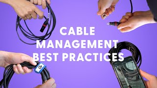 How to label cables cable management best practices for AV industry [upl. by Neemsay50]