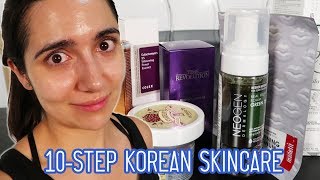 I Tried A 10Step Korean Skincare Routine For A Month [upl. by Lavud]