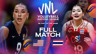 🇺🇸 USA vs 🇹🇭 Thailand  2024 VNL  Full Match Women [upl. by Penelope]