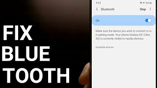 How to Fix Samsung Galaxy S21 Bluetooth Connection Pairing Issues [upl. by Atinot636]