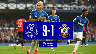 EVERTON 31 SOUTHAMPTON  RICHARLISON DOUCOURE  DCL SEAL PREMIER LEAGUE COMEBACK WIN AT GOODISON [upl. by Airebma]