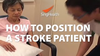 How To Position A Stroke Patient [upl. by Aoh]