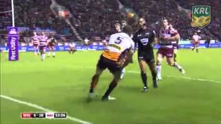 Wigan Warriors vs Brisbane Broncos  Tries amp Highlights  World Club Series 2016  20022016 [upl. by Skutchan]