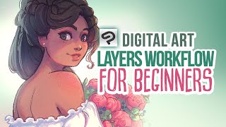 TUTORIAL LAYERS workflow in CLIP STUDIO PAINT for Beginners [upl. by Regen]