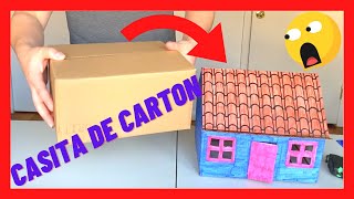 🔥Como Hacer Una Casita de Carton Facil y Rapido 2021 How to make a CARDBOARD HOUSE easy 2021🏠 [upl. by Egan723]