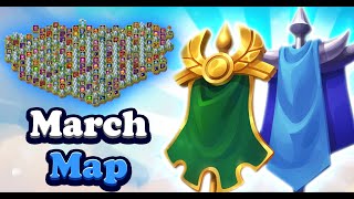 Hero Wars Mysterious Island March Map [upl. by Camroc]