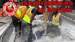 Jackhammer In Action Balkan Working As A Team [upl. by Regor]