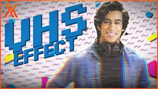 VHS Effect  Retro VFX tutorial [upl. by Aenel]