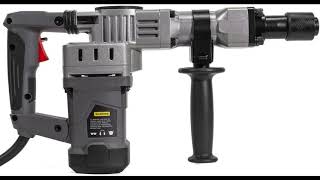 XtremepowerUS 1400W Demolition Electric Jack Hammer Review [upl. by Melosa693]