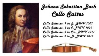 Johann Sebastian Bach  Cello suites in 432 Hz great for reading or studying [upl. by Eltsyek]