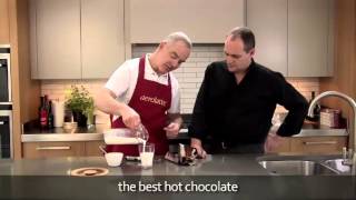 How to make a hot chocolate using an aerolatte milk frother [upl. by Ylagam]