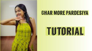 Ghar More Pardesiya  Tutorial  Richa Tiwari Choreography  Beats and Taal [upl. by Treble]