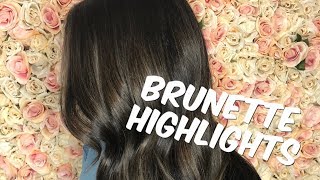 HOW TO HIGHLIGHT DARK HAIR [upl. by Inotna]