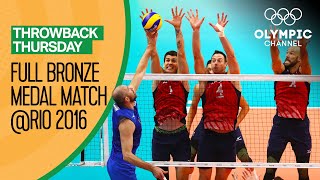 USA vs Russia – Full Volleyball Match  Rio 2016  Throwback Thursday [upl. by Eelitan558]