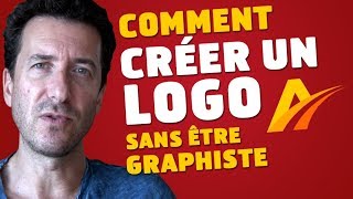 Créer un logo  Comment créer son logo FACILEMENT sans être graphiste [upl. by Nesmat]