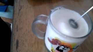 Aerolatte Review Frothing Cold Milk In Under 1 Minute [upl. by Yonina752]